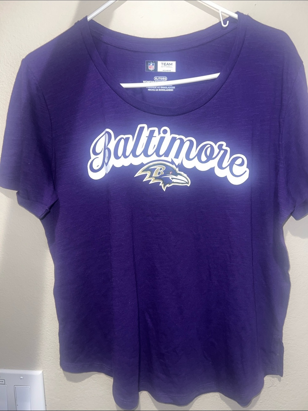 NFL Baltimore Women’s Purple Graphic Tee